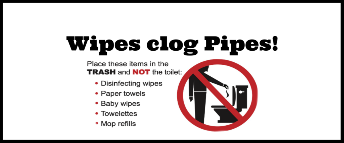 Wipes Clog Pipes